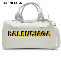 美品✨BALENCIAGA 1313 ボストンバッグ ホワイト