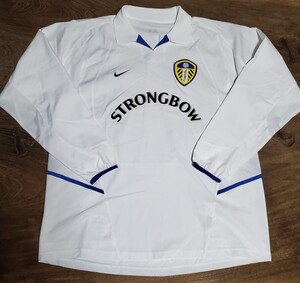 値下交渉 2002-03 リーズ・ユナイテッドFC NIKE 長袖 MADE IN PORTUGAL 検)02 2003 FA PREMIER LEAGUE LEEDS UNITED L/S KEWELL VIDUKA Y2K