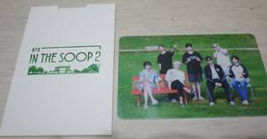 BTS　IN THE SOOP 2　非売品　トレカ　Weverse　事前予約特典　公式　新品　レア　防弾少年団　グク　テテ　JIMIN　JIN　SUGA　J-HOPE　RM