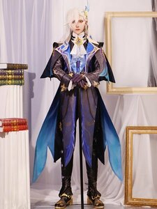 原神 げんしん 那莱特 ヌヴィレット 人気 コスプレ 可愛いデザイン学園祭 文化祭 仮装 変装 ウイッグ付き ハロウィン可愛い制服大人気