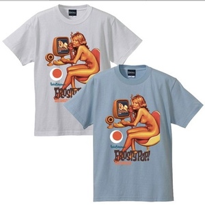 ライトブルー L ロッキンジェリービーン エロスティカ Tシャツ Rockin