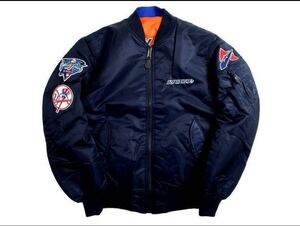 AVIREX × MLB アヴィレックス NY YANKEES Mets ニューヨーク ヤンキース メッツ SUBWAY SERIES サブウェイシリーズ MA-1 THERMOLITE