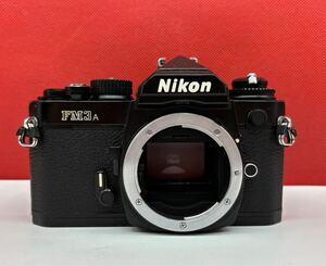 # Nikon FM3A FM3 A BLACK ブラック フィルムカメラ 一眼レフカメラ ボディ シャッターOK 動作確認済 通電確認済 現状品 ニコン