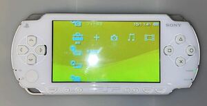 PSP1000 ホワイト本体　IPS液晶組み込み品　動作良好品