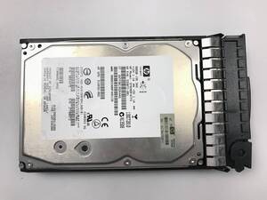 【中古パーツ】 HP EF0300FATFD 3.5インチ SAS 1.5K 517350-001 ハードディスク マウンタ付き 300GB HDD 正常/健康品 ■SAS-95