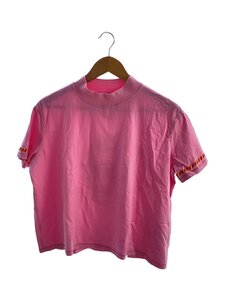 HERMES◆CANOE/カノエ/バックプリント/Tシャツ/38/コットン/PNK/3E4621DL//