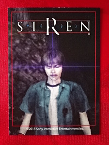 「SIREN」（サイレン）トレーディングカード 須田恭也③ SDK 篠田光亮 視界ジャック SIREN2 NT New Translation SCEI SIREN展 墓場の画廊