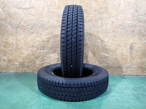 RK5747【送料無料155/80R14 88/86N】2本 ブリヂストン ブリザック VL1 2021年製 中古スタッドレス プロボックス ≪即決≫