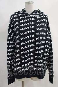 Katie / KATIE LOGO FAB BIG HOODIE 黒 H-24-09-19-1044-LO-TO-KB-ZH