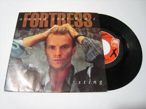 【7”】 STING / FORTRESS AROUND YOUR HEART US盤 スティング アラウンド・ユア・ハート