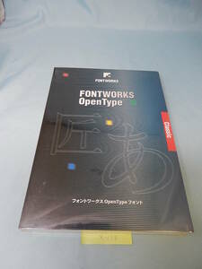 X133#中古フォントワークス OpenTypeフォント ユトリロPro-DB for Macintosh版 fontworks