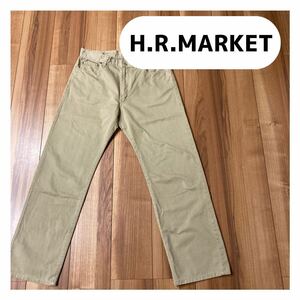 H.R.MARKET ハリウッドランチマーケット デニムパンツ ジーンズ ブラウン コットンパンツ サイズ32 玉mc1905