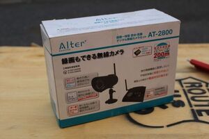 【新品・未使用】AT-2800 Alter+ (オルタプラス) 録画機能搭載 防雨型デジタル 無線カメラセット