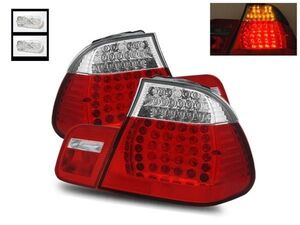 BMW 3シリーズ E46 99y- 前期 テールランプ リア LED コンビテール クーペ 2ドア 左右 セット AL19 AM28 AY20 AV30 送料無料