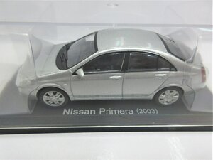 ☆アシェット 国産名車コレクション 1/43☆ Nissan Primera (2003) 日産 プリメーラ hachette ミニカー 中古/USED