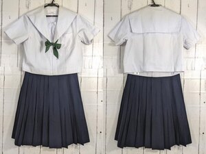 【as297】中学校?? 高校?? 衣装 コスプレ 女子用 学生服 制服 夏服セーラー服+夏服スカート+スカーフ