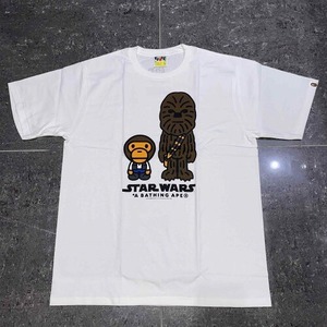 A BATHING APE 11aw STAR WARS CHEWBACCAMILO SOLO TEE SIZE-L アベイシングエイプ スターウォーズ チューバッカアンドマイロソロ 半袖T