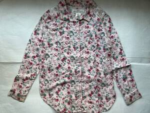 H＆Ｍ　LOGG 6Ｙ　7Ｙ　6歳　7歳　120cm　長袖　シャツ　ブラウス　ピンク　レース　女の子　キッズ　花柄　子供服　　中古