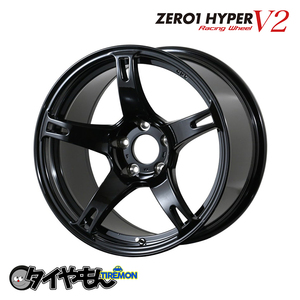 CST ZERO1 HYPER v2 ゼロワンハイパー 18インチ 5H114.3 9.5J +12 1本 ホイール ブラック シルビア 180sx チェーサー スカイライン ドリフ