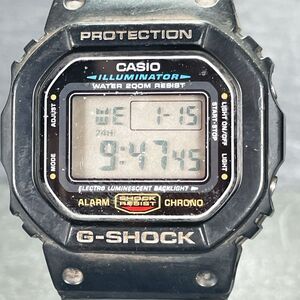 CASIO カシオ G-SHOCK ジーショック DW-5600E-1 腕時計 デジタル クオーツ 多機能 カレンダー スクエア ラバーバンド ブラック 動作確認済