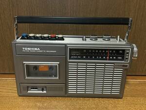 ◆TOSHIBA 東芝 FM/AMラジオ カセットレコーダー RT-350F ラジカセ