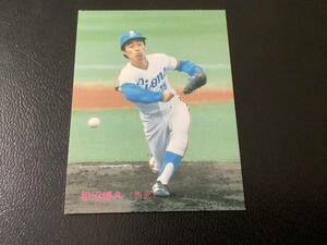 美品　カルビー85年　松沼（西武）No.413　レアブロック　プロ野球カード