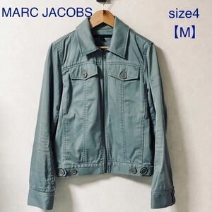MARC JACOBS マークジェイコブス　ジップアップジャケット　size4(Mサイズ相当) コットン　モスグリーン