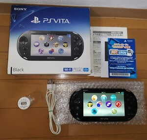 ● 送料無料 美品 fw3.57 PCH-2000 Black ブラック SONY 中古 PS Vita PlayStation Vita psvita ●