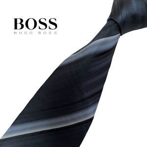 HUGO BOSS ネクタイ レジメンタル柄 ストライプ柄 ヒューゴボス USED 中古 m1523