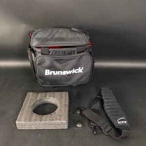 SW1004-16-5 Brunswick ボーリング球 ケース ZONE キャスター付き ブランズウィック スポーツ バッグ ブラック 32×43×30㎝ 120サイズ