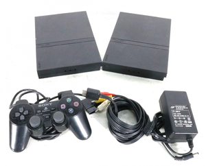 【ト滝】SONY ソニー PS2 プレイステーション2 薄型 本体 SCPH-70000 SCPH-770002台セット 現状品 MD000DEW23