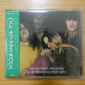 4988014303439;【CD】ママス・パパス / ベスト・オブ・ママス・パパス　32XD-463