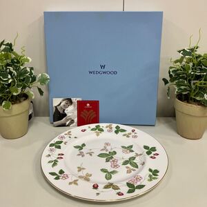 WEDGWOOD ウェッジウッド ワイルドストロベリー プレート 大皿 洋食器 食器 未使用