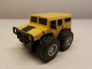 ワンダ 4x4MAGAZINE監修 ワイルドラリー プルバックカー HUMMER Ｈ1 Yellow