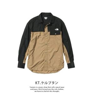 未使用 メンズSサイズ ノースフェイス ロングスリーブヌプシ シャツ Nuptse Shirt NR11961　KT　ケルプタン