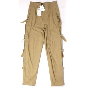 【タグ付・新品・定価78,100円】ISABEL MARANT ETOILE KEOWINA TROUSERS 36 LIGHT KHAKI 22APA2213 イザベルマランエトワール カーゴパンツ