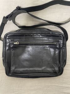 美品☆Porter ポーター SQUARE ショルダーバッグ レザー 