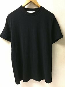 ◆ nonnotte ノノット 24ss 希少 美品 シルク タッチ 縮絨 スタンダート ティー Tシャツ 黒 N-24S-051 サイズ5 定価２５３００円