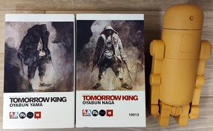 【ThreeA】【貴重】1/6 TOMORROW KING OYABUN + コンテナTシャツ　naga yama POPBOT Ashley Wood 3A Underverse