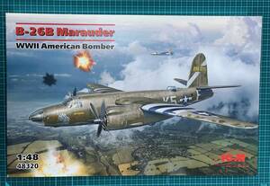 1/48 Martin B-26B Marauder, WWII American Bomber 1:48 ICM 48320