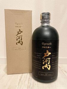 送料無料 戸河内 18年 新品未開栓箱付 720ml 43% 中国醸造 桜尾 サクラオディスティラリー Togouchi 18YO Japanese Blended Whisky 