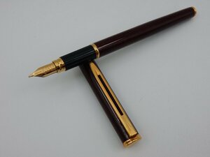 WATERMAN ウォーターマン 万年筆 マーブルラッカー・ゴールド 18Kペン先 M 1