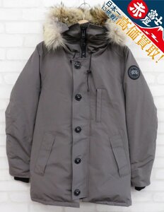 3J2907/未使用品 カナダグース シャトーパーカー ブラックラベル CANADA GOOSE CHATEAU PARKA BLACK LABEL ダウンジャケット XS