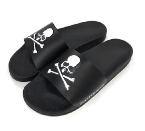 新品 mastermind WORLD Debossed Slide Sandal スカル サンダル 26.5cm マスターマインド