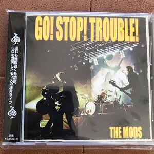 送料無料 THE MODS CD LIVE盤 ライブアルバム【GO STOP TROUBLE 】2017年6月21日 発売 ROCKAHOLIC ロッカホリックRHCA-30 4582149430307