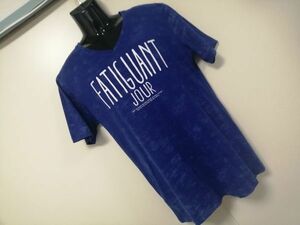 kkaa711 ■ GYPSYWIND ■ Tシャツ カットソー トップス 半袖 Vネック 青 ブルー XL