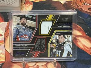 2016 Panini TORQUE Racing AUSTIN DILLON / RYAN NEWMAN Dual Relicカード NASCAR ナスカー Race-Used Tire Metal RCR