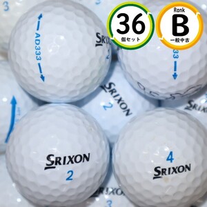 3ダース スリクソン AD333 混合 Bランク ホワイト ロストボール 中古 SRIXON ダンロップ 送料無料