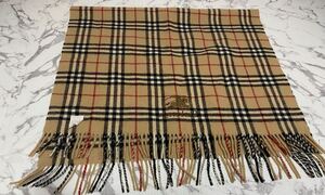 ★BURBERRY バーバリー ブランケット ひざ掛け ウール チェック柄 ノバチェック