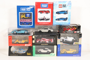 ★■ミニカー 12点まとめ TOMICA トミカ MINICHANPS EBBRO ロンドンバス ホンダシビック フェアレディ Z432 TOYOTA GT1_HJJ_B1029-J00B